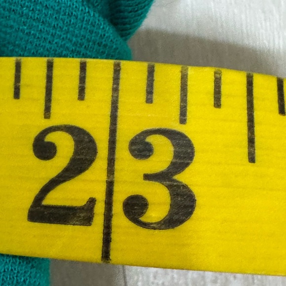 NWT Talbots Flounce Refined Ponte Sheath Dress Solid Turquoise Teal 14 WP - Picture 11 of 13